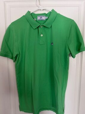 Southern Tide Bright Green Polo with Embroidered Logo